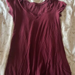 Burgundy Shirt